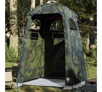 YunCangg Camouflage Shower Tent Waterproof 185T Polyester with PU Coating, 150 x 150 x 230 cm, Lightweight Camping Tent with Zip, Windproof and Breathable for Outdoor, Trekking