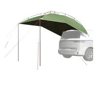 YunCangg Car Tent Green Waterproof 185T Polyester with PU Coating 356 x 254 x 200 cm, Lightweight and Foldable with Metal Pegs, Windproof and Breathable for Camping, Festival, Outdoor and Trekking