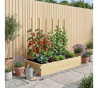YunCangg Fence Posts Pack of 12 Green Impregnated Solid Pine Wood 5 x 150 cm for Garden Fence, Privacy Fence, Metal Fence, Chain Link Fence, Pasture Fence, Property Fencing