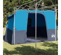 YunCangg Inner Tent with Roof Made of TAFT Blue, 280 x 220 x 176 cm, Waterproof, Windproof, Lightweight, with Poles and Peg, Ideal for Camping, Outdoor, Hiking and Festival