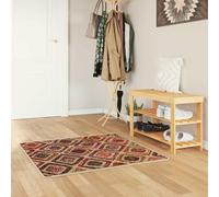 YunCangg Marsa Carpet Runner, Multi-Colour, 100 x 100 cm, Polyester and PVC, Non-Slip, Washable with Soft Pile, Ideal for Hallway, Bedroom, Living Room and Children's Room