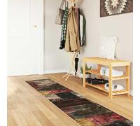 YunCangg Marsa Carpet Runner, Multi-Colour, 50 x 350 cm, Polyester Velour with Non-Slip PVC Backing, Washable, Noise Absorbing, for Living Room, Bedroom, Hallway and Hallway