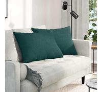 YunCangg Sofa Cushion 2 Pieces Dark Green 70 x 50 cm Fabric with Removable Covers for Living Room Bedroom Office Versatile Decoration and Comfortable Cushion Cushion