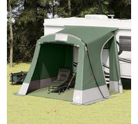 YunCangg Tailgate Tent People Camping Outdoor Tent Green TAFT 285 x 255 x 245 cm with Two Doors, Window, Entrance, Windproof, Waterproof, Lightweight