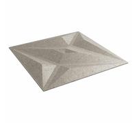 YunCangg Wall Panels Star Concrete 48 Pieces 50 x 50 cm XPS Foam Wall Cladding Interior Wall Decoration Living Room Hallway DIY Assembly Refurbishment Acoustic Insulation Structure
