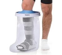 YUNCHI Waterproof Extra Wide Leg Cast Cover for Shower Adults, Extra Large Watertight Foot Protectors XL Adults Foot Surgery Casts Boots Cover for Showering (Adult XL Wide Leg)