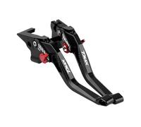 YUNDVLT Motorcycle Levers Motorcycle Adjustable Brake Clutch Lever Handle Compatible with Tech TMAX TMAX 560 2021 2020 T-MAX 530 530(Black red)