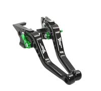 YUNDVLT Motorcycle Levers Motorcycle Adjustable Short Brake Clutch Levers Fit for Tenere700 TENERE 700 2019 2020 2021 2022 XTZ700 XT700Z Modified(Black Green)