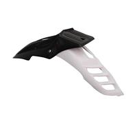 YUNDVLT Universal Motocross Mudguard Front fenders Compatible With Hon da Ya maha Su zuki Ka wasaki DRZ DR KX KLX EXC XCW XT WR YZ YZF TW Dirt Bike(White Black)