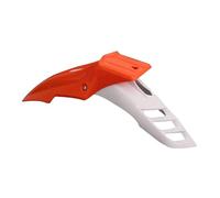 YUNDVLT Universal Motocross Mudguard Front fenders Compatible With Hon da Ya maha Su zuki Ka wasaki DRZ DR KX KLX EXC XCW XT WR YZ YZF TW Dirt Bike(White Red)