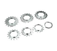 Yundxi Bike Single Speed Freewheel 13T/14T/15T/16T/17T/18T Fixed Gear One Speed Bicycle Free Wheel Cogs Sprocket & Lockring Flywheel For Fixie Track Bike Hub (13T)