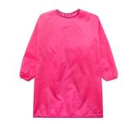 Yundxi Kids Child Long Sleeve Apron Waterproof Art Craft Smock for School, Painting Classroom, Home and Kitchen (Rosered, Medium)
