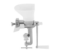 YUNEECUE DIY Animal Feed Pellet Machine 0.06in Hole Size, Hand Operated Pet Food Maker with 4 Blades & Hopper, Aluminum Alloy Grain Press for Chicken Bird Rabbit Fish Feed Making