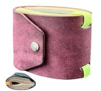 YUNFAN The Cash Wrap Wallet,Handy Purse Bands with Magnetic Clasp,Fast Cash Access Money Holder,Simple Travel Wallets,Small Compact Luxury Pocket Wallets,Travel Card for Outdoor Family (E)