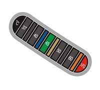 YUNFANG 10 Pcs Stick Thermometer Strip Stick Thermometer For Home Brew Adhesive Aquarium Thermometer Strip Stick Water Temperature Sticker For Aquariums, Fish Tanks Fermentation Temperature Control