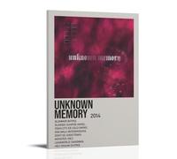 Yung Lean Album Unknown Memory Poster Wall Art Canvas Cover Aesthetic Poster Home Decor for Living Room 16x24inch(40x60cm) Frame-style