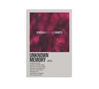 Yung Lean Album Unknown Memory Poster Wall Art Canvas Cover Aesthetic Poster Home Decor for Living Room 08x12inch(20x30cm) Unframe-style