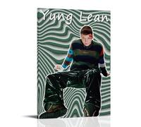 Yung Lean Anti Splash Art Posters Living Room And Bedroom Hanging Paintings Suitable for Multiple Scenarios No Need for Punching Easy to Install Suitable for Gifts And Personal UseFrame-style20x30inch