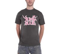 Yungblud DEADHAPPY Logo T-Shirt in Grey | Size: Medium Yungblud Grey M