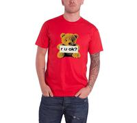 Yungblud Men's R U Ok? T-Shirt in Red | Size: Medium Yungblud Red M