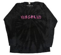 Yungblud Men's Scratch Logo Long-Sleeved T-Shirt in Black | Size: Large Yungblud Black L