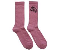 Yungblud Men's Weird Socks in Pink | Size: 7-11 Yungblud Pink 7-11