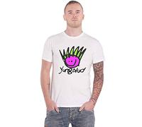 Yungblud T Shirt be Happy Face Logo Official Mens White M
