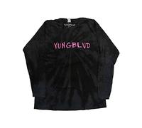 Yungblud T Shirt Scratch Logo Official Dip Dye Black Long Sleeve XXXXXL