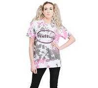Yungblud T Shirt Scratch Logo Oval Official Unisex Dip Dye Grey L
