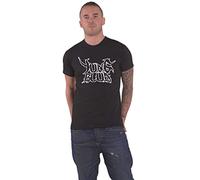 Yungblud T Shirt Weird Flaming Skeletons Logo Official Mens Black L