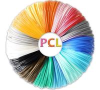 Yungden 3D Pen Filament Refills PCL, Random 20 Colours 1.75 mm 3D Printing Filament for Low Temperature 3D Pens, Total 100 Meters (3D Pen not Included)