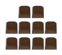 YUNGLOO 10pcs Jelly Keycaps Features Blind Dots Identification For Gaming And Programming Mechanical Keyboards PC Keycaps For Gaming