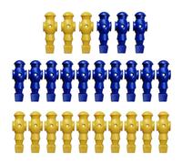 YUNGLOO 26Pcs Table Foosball Men Replacement Football Soccer Games Player Figure 107mm Height 16mm Side Hole Soccer Player Toy