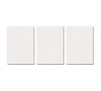 YUNGLOO 3 Pcs Writing Pad Set Blanks Note Pad Draft Paper Graphing Calculation Grids Paper For Journaling Calculations Draft Graphing Calculation Square Writing Padfor Home