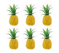 YUNGLOO 6Pieces Artificial Fruit Fake Fruit 24 Kind Of For Parties Table Decorations Photography Props Basket Display Toy