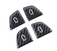 YUNGLOO Automotive Carbon Fiber Switches Panel Protector for Select Model Easy Installation Premium Interior Upgrades Film Door Switches Cover