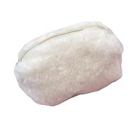 YUNGLOO Colored Plush Pen Case Soft Lightweight Large Capacity for School Office Supplies Closure Pen Case with Secure