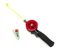 YUNGLOO Compacts Crabs Fishing Rod Lobster Angler Rod with Nylon Line & Practical Baits Clip for Outdoor Crabs Angling Adventure Crabs Angling Rod