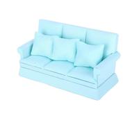 YUNGLOO Dolls House Three-seat Sofa Model Furniture Model Accessories Teenager Girls For 1:12 Dollhouses Living Room Decorations Dollhouses Living Room Decors