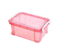 YUNGLOO Large Capacity Pencil Case Water Resistant Clear Pen Box High Capacity Pen Case Coloring Pencil Organizers for Kid Adult Card Cases Hard with Dividers for School