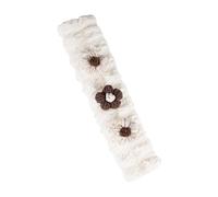 YUNGLOO Lovely Puff Seat Belt Protector Gentle Shoulder Defense Breathable Fabric General for Women & Kids Not Chafing Seatbelt Cover for Women