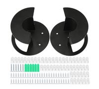 YUNGLOO Metal Cable Organizers Mounting Bracket Cable Management For Secure Ethernet Setups Indoor And Outdoor Wall Use Steel Ethernet Holder