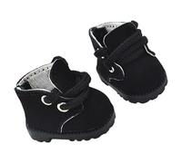 YUNGLOO Miniature Lace Up PU Bootie For 17cm Generation Anime Doll Photography Props Creative Dollhouses Essential Accessories Fashion Laceup Bootie For Dolls