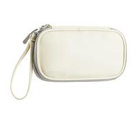 YUNGLOO Slimming Double Layer Chargers Cable Organizers Practical PU Case for Outdoor or Business Trip Use Waterproof Wire Storage Case