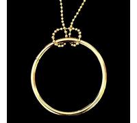 YUNGLOO Stage Performance Tricks Props Easy To Learn Silver Reative Large Silver Knot Close-Up On Chain
