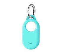 YUNGLOO Suitable For Smarttag 2 Protective Case Silicone Keychain Pet Dog Locator Positioning Housing Anti-Scratch Cover Pu Leather Keychain