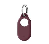 YUNGLOO Suitable For Smarttag 2 Protective Case Silicone Keychain Pet Dog Locator Positioning Housing Anti-Scratch Cover Pu Leather Keychain