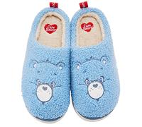 YUNGPRIME Care Bears House Slippers Cozy Slip on Fluffy Scuff Shoes for women and men, Mint, 12-12.5 Wide Women/11-12 Wide Men