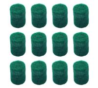 Yunhgft 12 Pieces Saxophone Felt Pads Key Positioning Felt Columns Repair Parts Professional Saxophone Accessories High Density Felt Suitable for School Ensem, Green