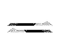 Yunhgft 2 Pieces Car Sticker Decal Creative Vehicle Accessory PVC Suitable for SUV Travel Use